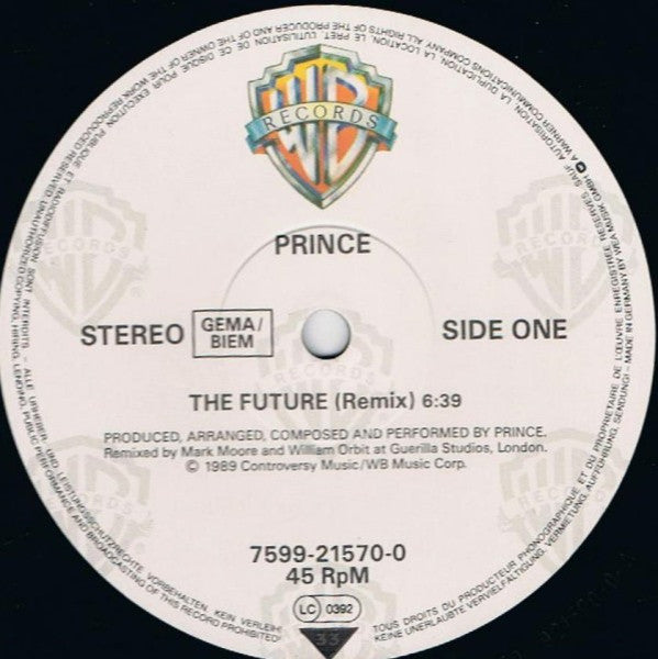 Prince – The Future - 1989 European Pressing