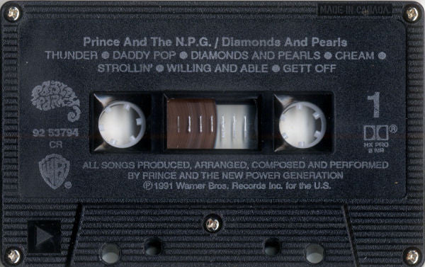 Prince & The NPG – Diamonds And Pearls- Original Cassette VinylPursuit.com