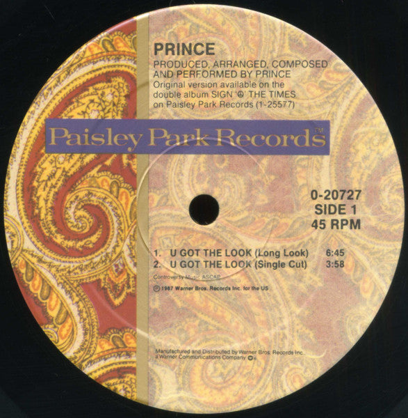 DAILY DEAL! Prince – U Got The Look!