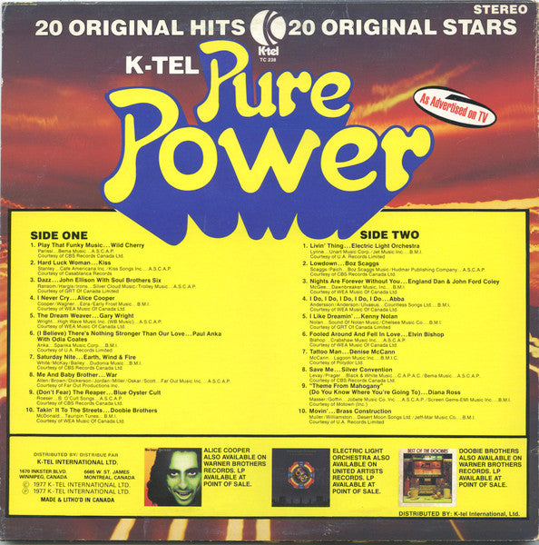 Various – Pure Power - 1977 Compilation! VinylPursuit.com