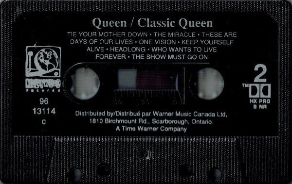 Queen – Classic Queen - 1992 Cassette - Vinyl Pursuit Inc