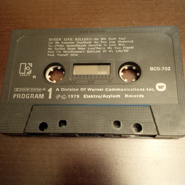 Queen – Live Killers - 1979 Original Cassette VinylPursuit.com