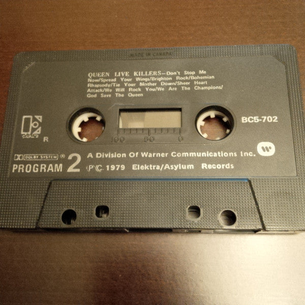 Queen – Live Killers - 1979 Original Cassette VinylPursuit.com