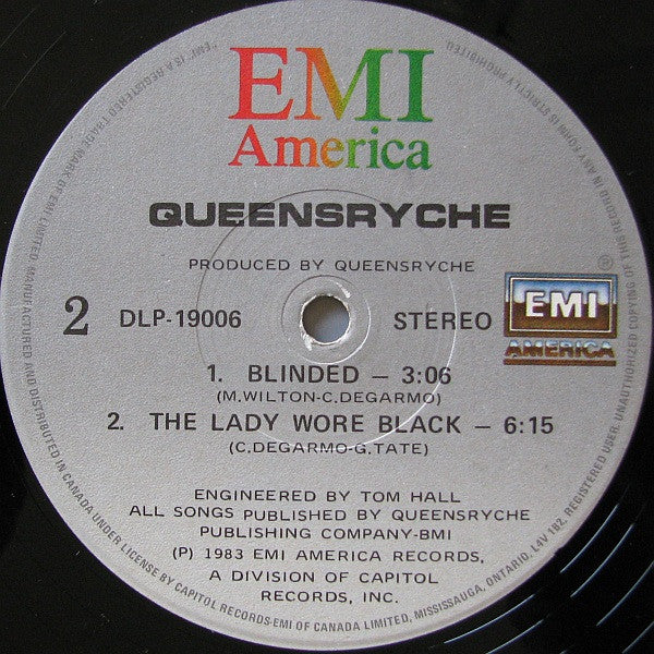 Queensryche – Queensryche -1983 1st Can Pressing in Shrinkwrap, Rare!