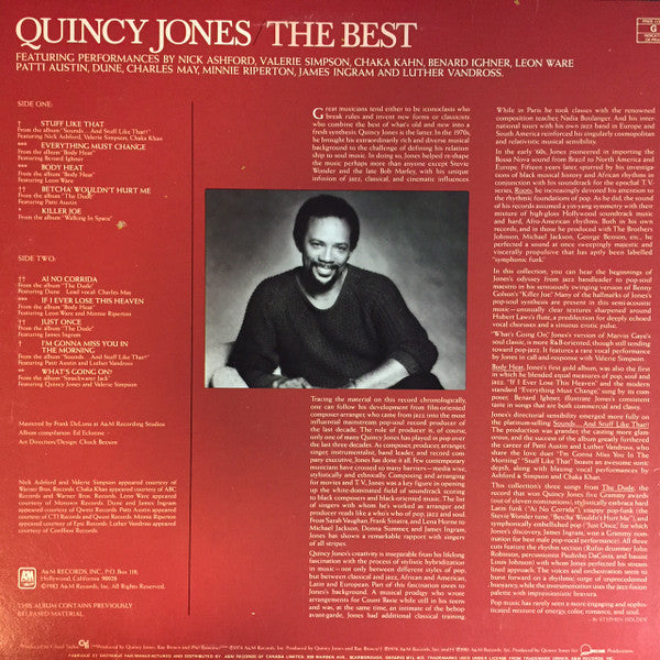 Quincy Jones – The Best - 1982 Original