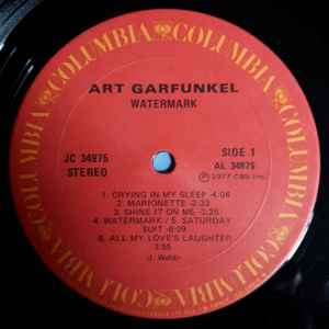 Art Garfunkel – Watermark VinylPursuit.com