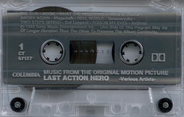 Various – Last Action Hero (Music From The Original Motion Picture) - 1993 Cassette VinylPursuit.com