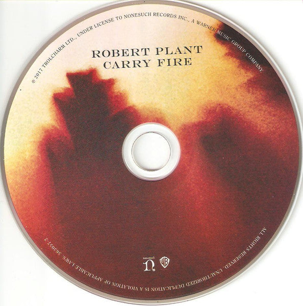 Robert Plant – Carry Fire - 2017 CD Vinyl Pursuit Inc