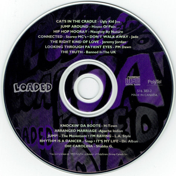 Various – Loaded - 1993 CD Vinyl Pursuit Inc