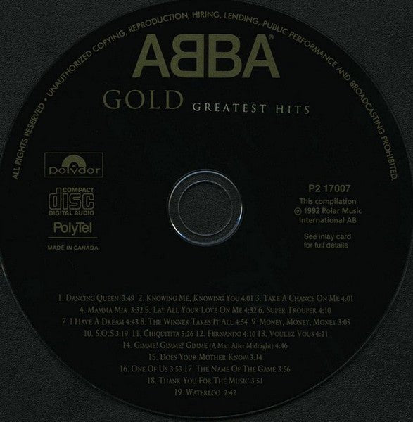 Abba gold greatest hits 1992 cd Vinyl Pursuit Inc abba-gold-greatest-hits-1992-cd-vinyl-pursuit-inc