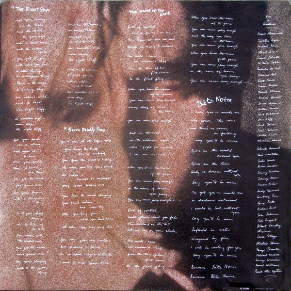 Bryan Ferry – Bête Noire VinylPursuit.com