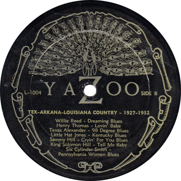 Various – Tex-Arkana-Louisiana Country 1929-1933 - US 1968 Original, Rare!