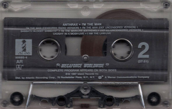 Anthrax – I'm The Man - 1987 Cassette