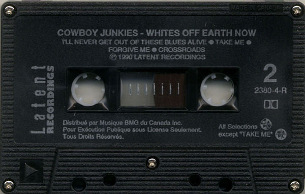 Cowboy Junkies – Whites Off Earth Now!! - 1990 Cassette