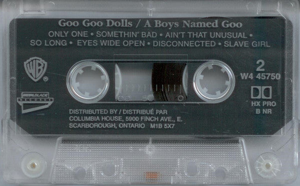 Goo Goo Dolls – A Boy Named Goo - 1995 Cassette