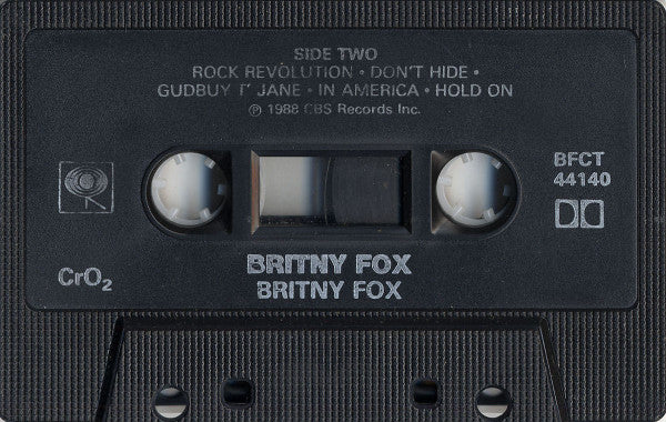 Britny Fox – Britny Fox - 1988 Cassette