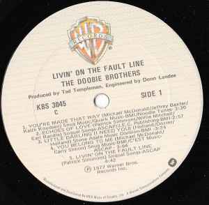 The Doobie Brothers – Livin' On The Fault Line - 1977 Original