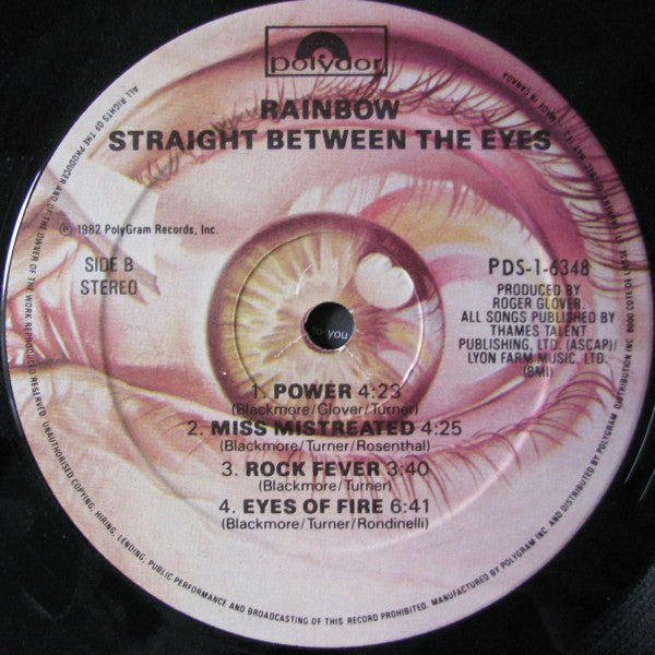 Rainbow – Straight Between The Eyes - 1982 Original!