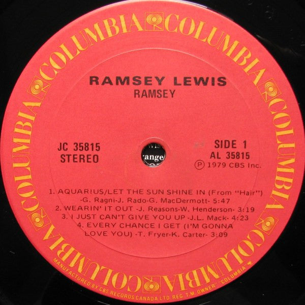 Ramsey Lewis – Ramsey - 1979 Original VinylPursuit.com