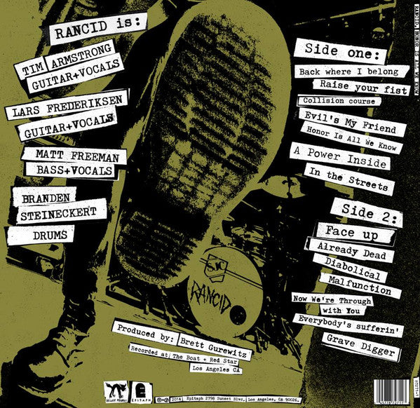 Rancid - Honor Is All We Know - In Shrinkwrap! VinylPursuit.com