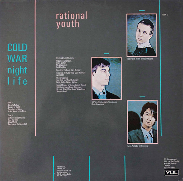 Rational Youth – Cold War Night Life - 1982 Original VinylPursuit.com