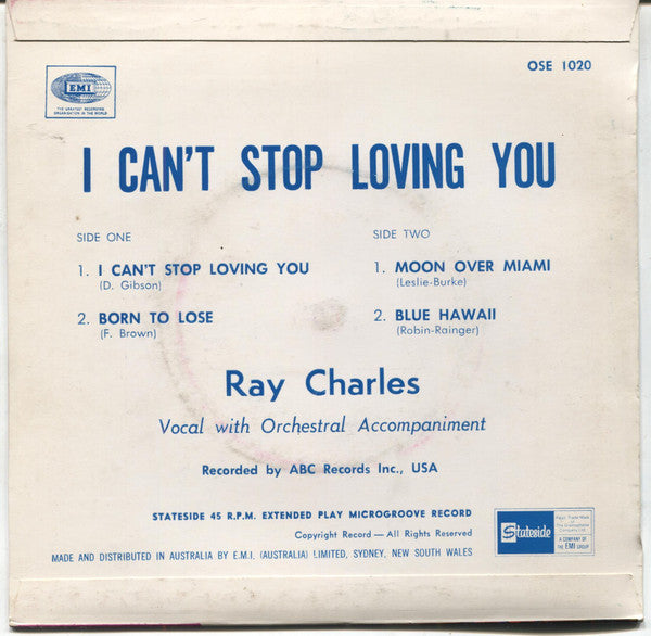 Ray Charles – I Can't Stop Loving You -  7