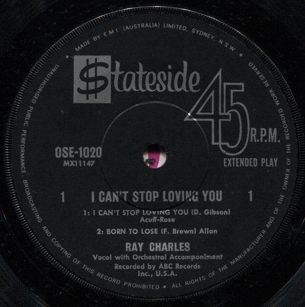 Ray Charles – I Can't Stop Loving You -  7