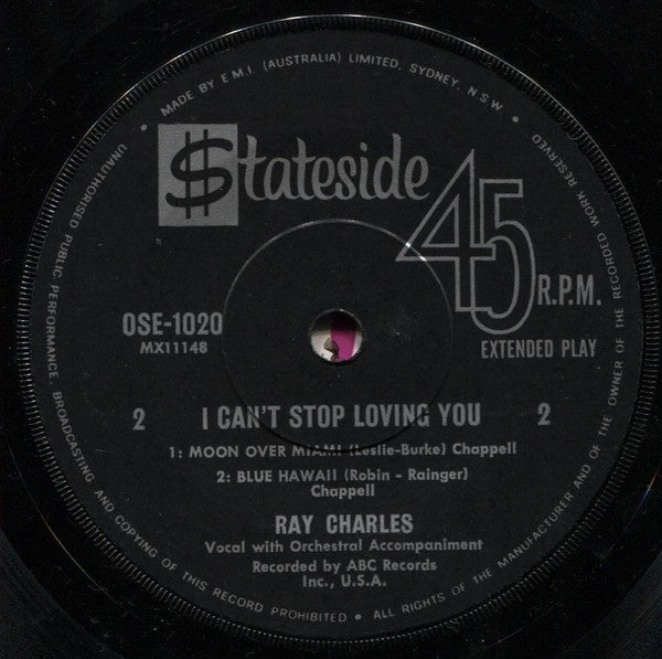 Ray Charles – I Can't Stop Loving You -  7