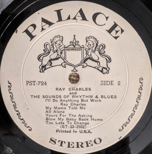 Ray Charles – Ray Charles And The Sounds Of Rhythm And Blues - Bargain! Vinyl Pursuit Inc