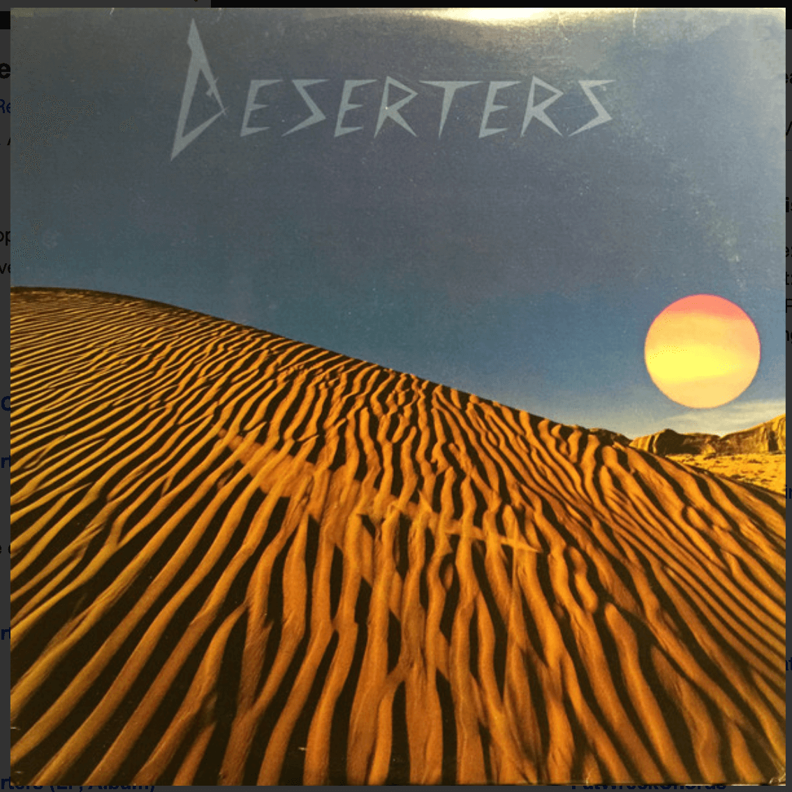 DESERTERS - Deserters - VinylPursuit.com