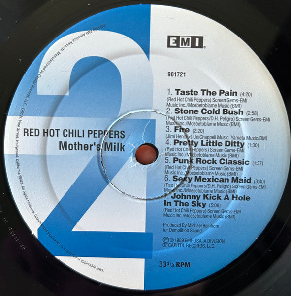 Red Hot Chili Peppers – Mother's Milk - Limited Edition, 180g in Shrinkwrap! VinylPursuit.com
