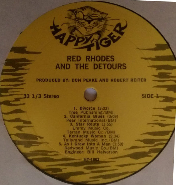 Red Rhodes And The Detours ‎– Live At The Palomino - 1969 Original VinylPursuit.com