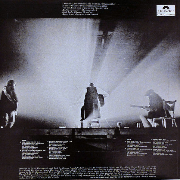 Richie Havens – Alarm Clock - 1975 Original in Shrinkwrap! Vinyl Pursuit Inc