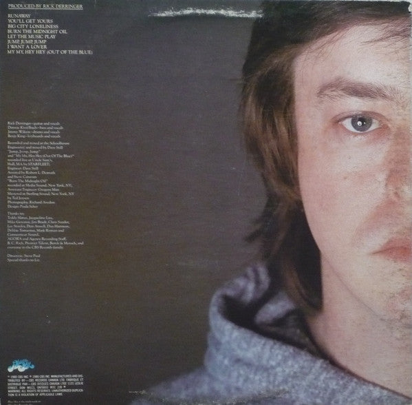 Rick Derringer – Face To Face - 1980