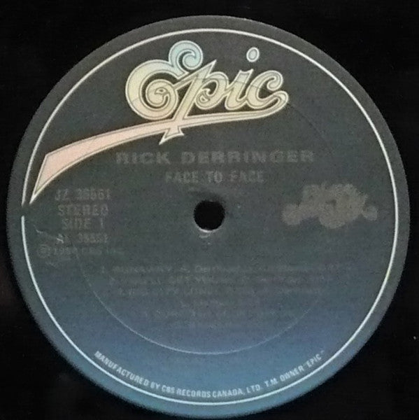 Rick Derringer – Face To Face - 1980