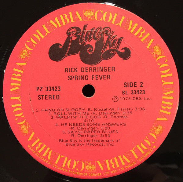 Rick Derringer – Spring Fever - 1975