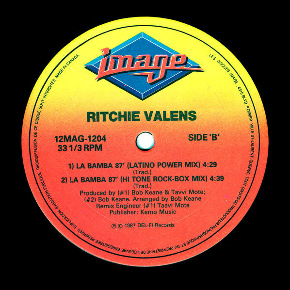 Ritchie Valens – La Bamba 87' - 1987 - Bargain Bin! VinylPursuit.com