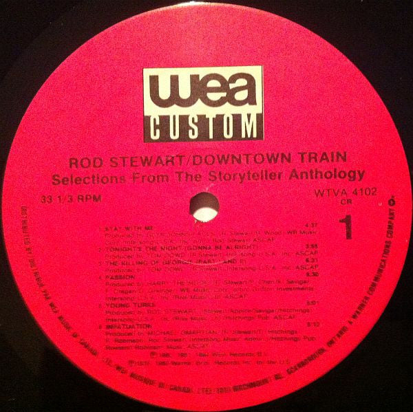 Rod Stewart – Downtown Train (Selections From The Storyteller Anthology) - 1990