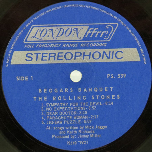 Rolling Stones - Beggars Banquet - 1968 Original!