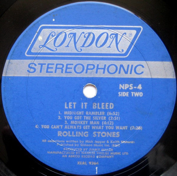 Rolling Stones ‎– Let It Bleed - 1969 US Pressing