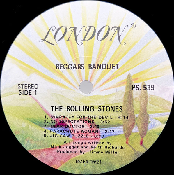 Rolling Stones - Beggars Banquet - 1975 Pressing, Near Mint VinylPursuit.com