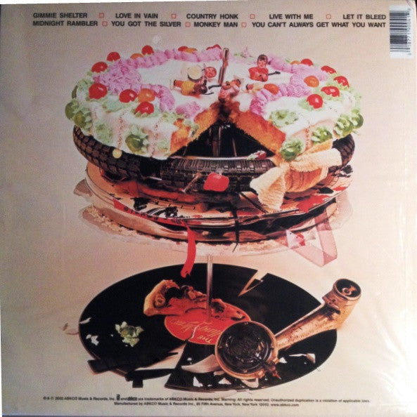 Rolling Stones ‎– Let It Bleed - US Transparent Vinyl!