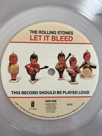 Rolling Stones ‎– Let It Bleed - US Transparent Vinyl!