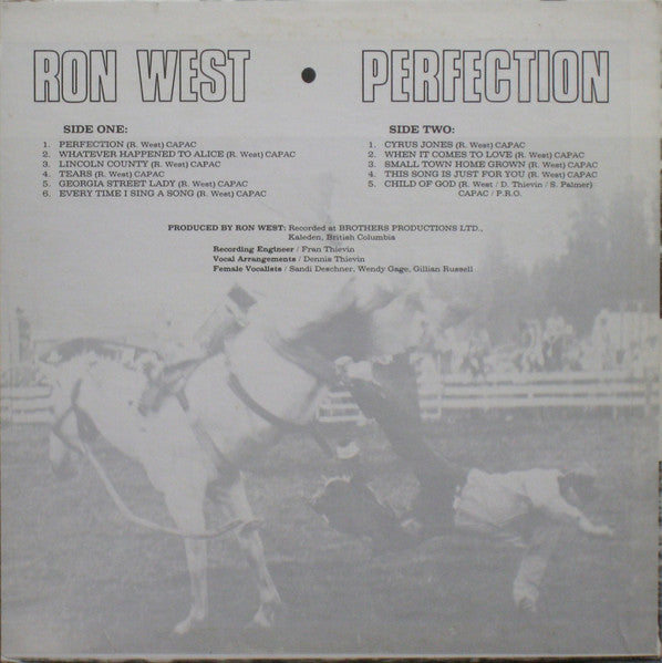 Ron West – Perfection - Rare