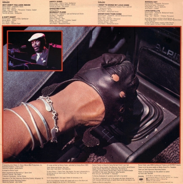 Ronnie Foster ‎– Love Satellite - 1978 SEALED! VinylPursuit.com