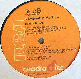 Ronnie Milsap ‎– A Legend In My Time - 1975 US Quadraphonic in Shrinkwrap!