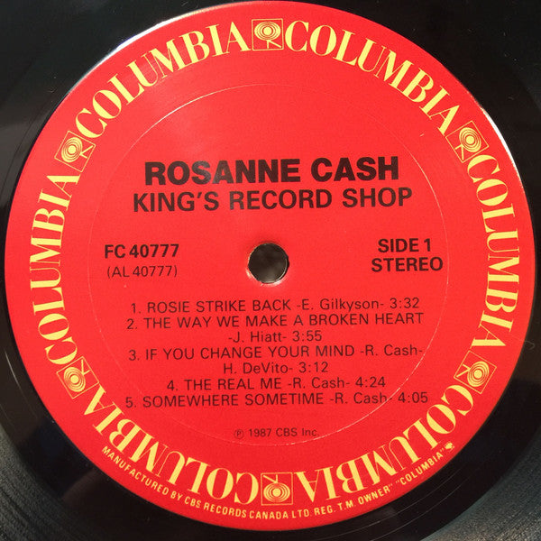Rosanne Cash ‎– King's Record Shop - 1987 Sealed!