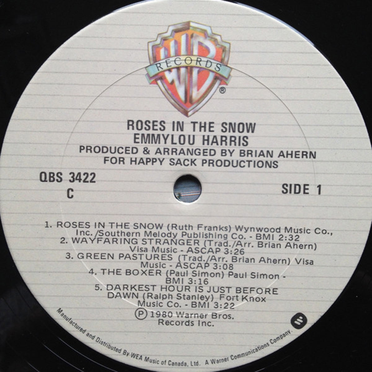 Emmylou Harris – Roses In The Snow 0 1980