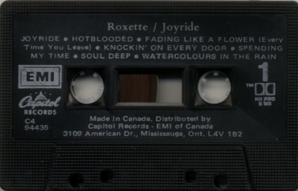 Roxette – Joyride - 1991 Cassette VinylPursuit.com