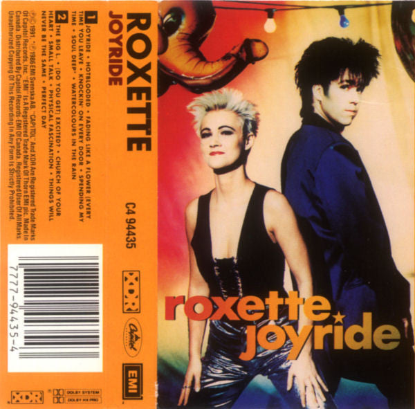 Roxette – Joyride - 1991 Cassette VinylPursuit.com